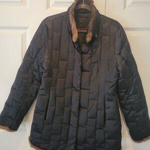 Anne Klein Jacket with Fur Trim